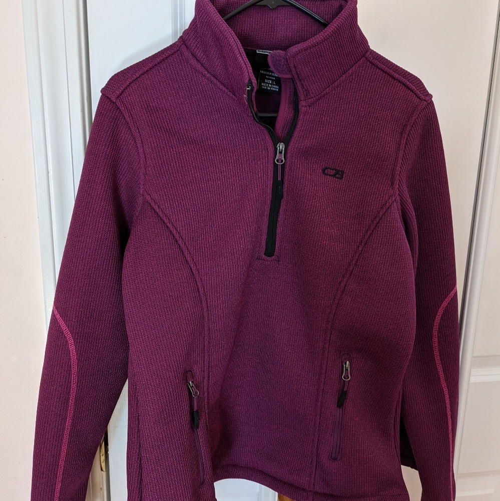 Quarter zip outer shell